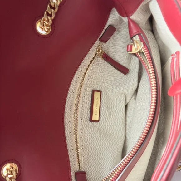 Tory Burch Red Quilted Women's Bag